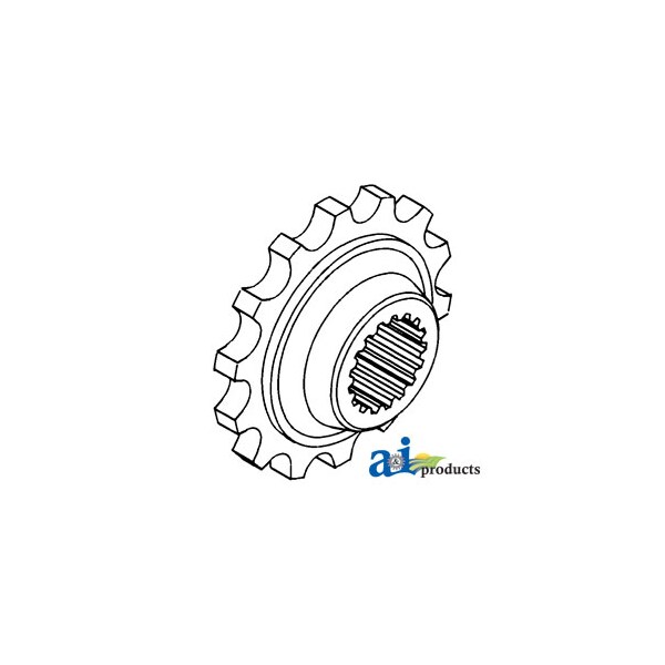 Coupler Sprocket, Rear 5" x5" x2"